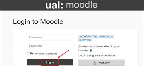 moodle ual log in