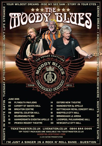 moody blues tour schedule