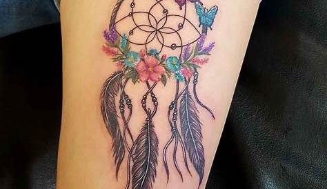 Moon dream catcher leg tattoo Leg tattoos, Moon tattoo