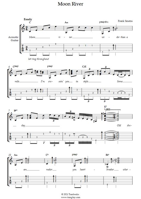 Moon River sheet music by Henry Mancini (Ukulele 152681)