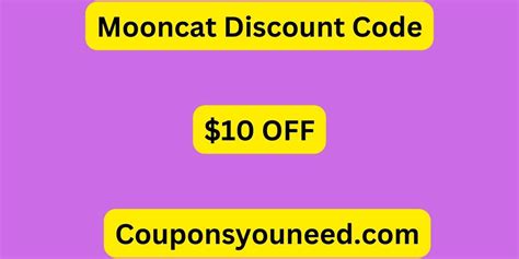 mooncat discount code first order