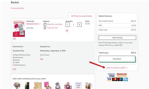 Moonpig Discount Code On App