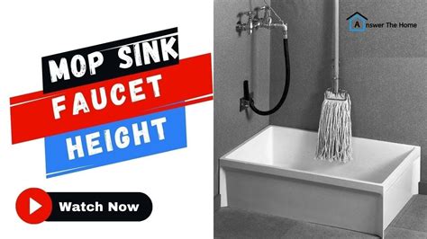Mop Sink Faucet Installation