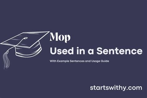 Mop With Example Sentence