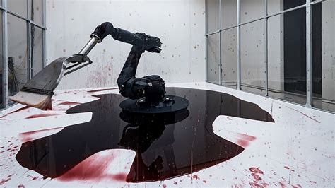 Mopping Robot Art