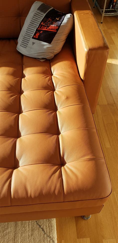 MORABO Chaise, addon unit Grann/Bomstad golden brown/metal IKEA