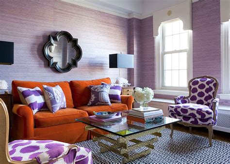 Morado Y Naranja Combinan