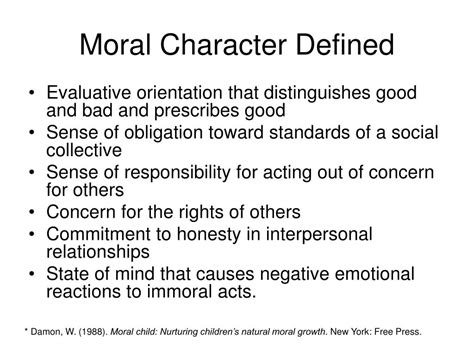 moral character definition and examples
