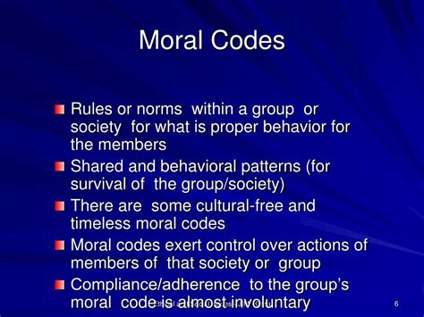 5 Moral Code Tips