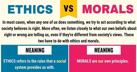 morality vs morale