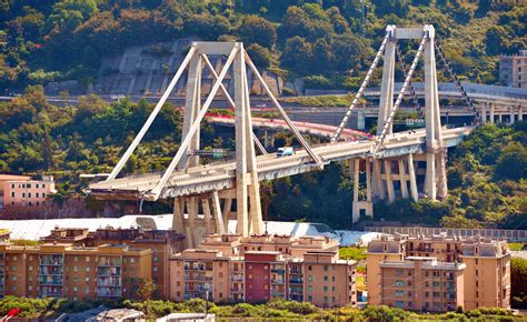 morandi bridge in genoa italy