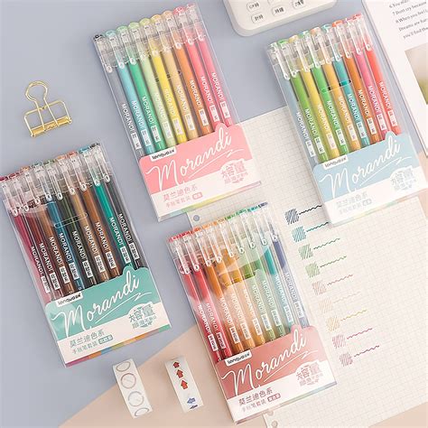 morandi color gel pens