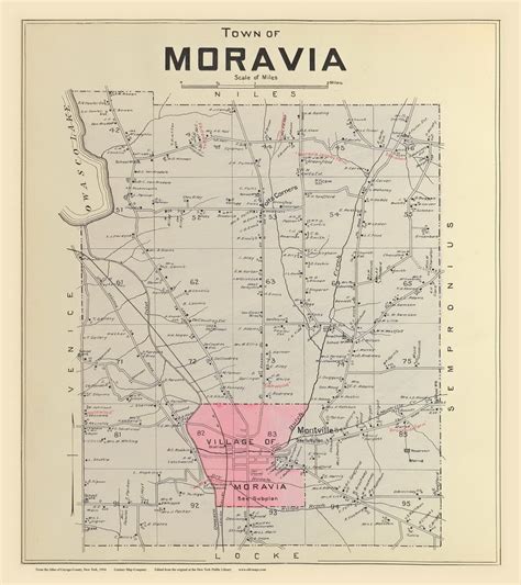 moravia new york map