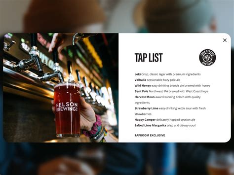 More Brewing Tap List