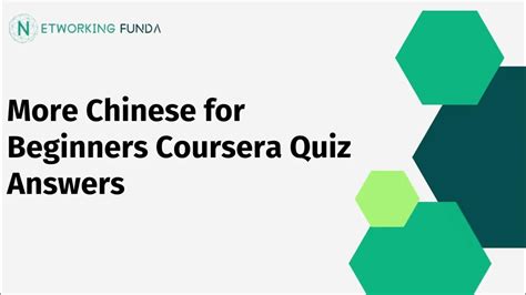 These More Chinese For Beginners Coursera Quiz Answers Tips And Trick