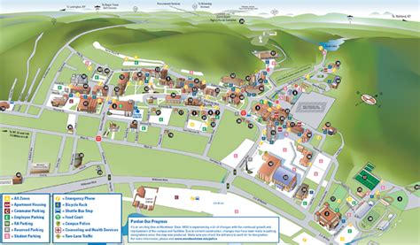 Morehead State University Campus Map Campus map, Morehead state