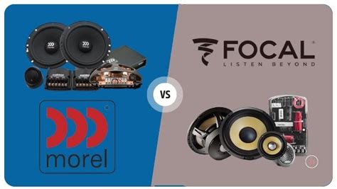 Morel Speakers Vs Focal