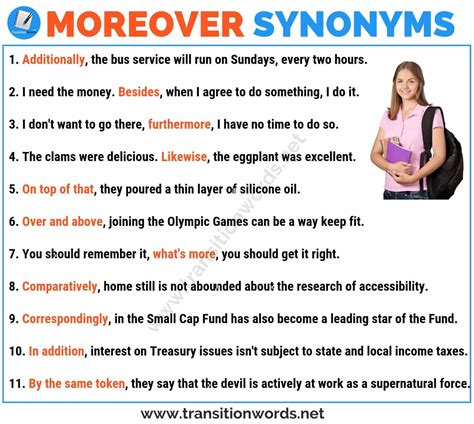 moreover definition and antonyms