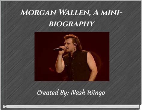 morgan wallen biography book