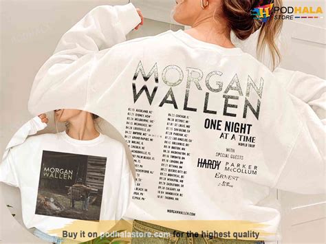 morgan wallen one night at a time tour shirt