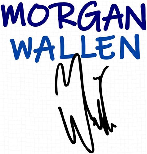 morgan wallen signature svg
