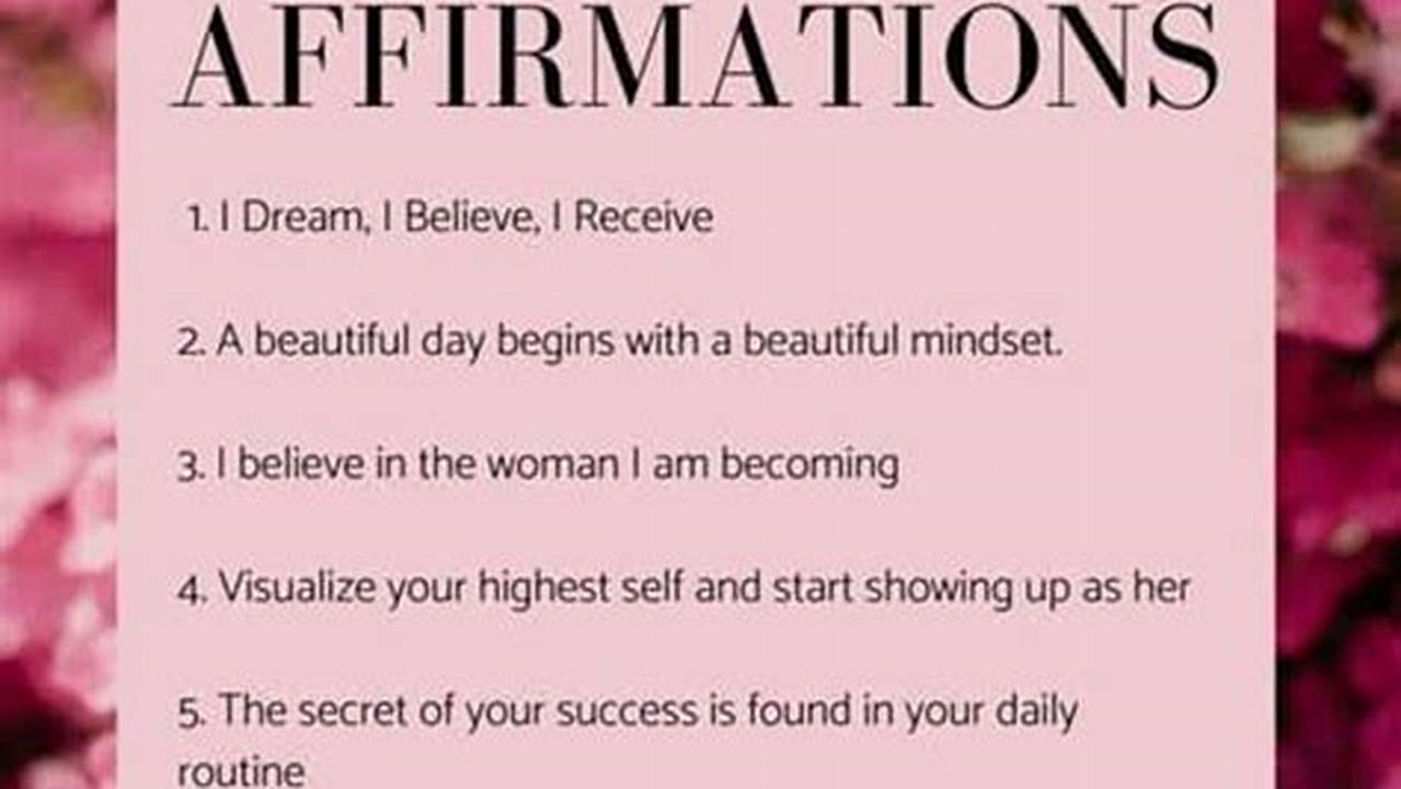 Morning Affirmations to Transform Your Life: Unlocking the Power of Positive Self-Talk