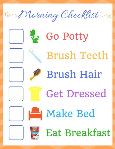 ESTABLISH A MORNING & AFTER SCHOOL ROUTINE WITH OUR PRINTABLE