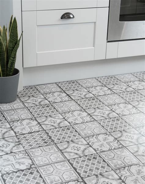 Floor Tiles Self Adhesive Moroccan Style Vinyl Flooring Kitchen