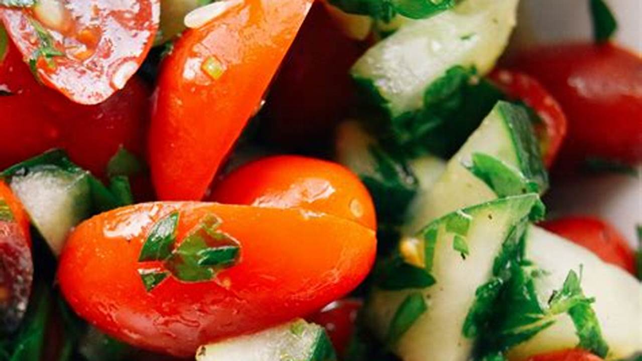 Resep Rahasia Salad Tomat Maroko yang Menggugah Selera