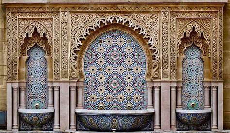 Moroccan zellige tiles