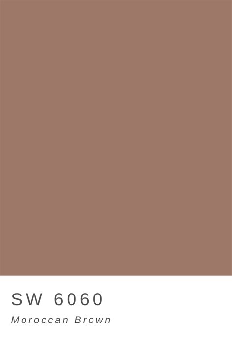 moroccan brown paint color