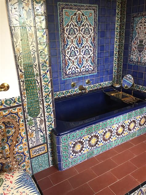 moroccan tile bathroom floor