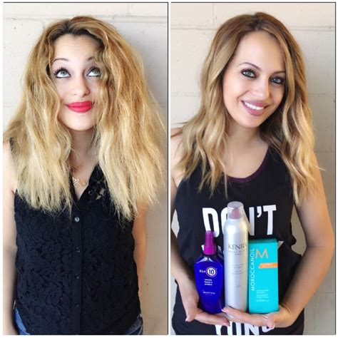 moroccanoil before and after