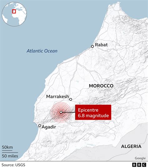 morocco earthquake bbc news