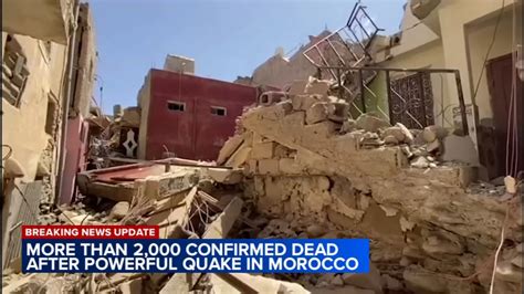 morocco earthquake video
