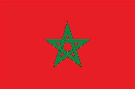 morocco flag colors
