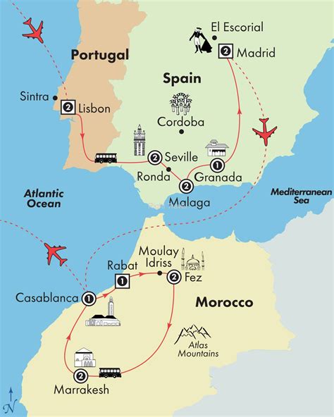 morocco spain and portugal trip