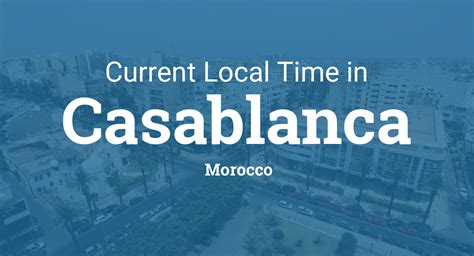 morocco time difference