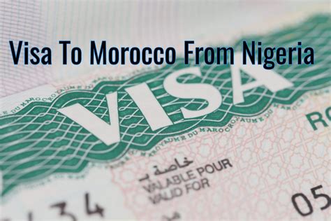 morocco visa for nigerians