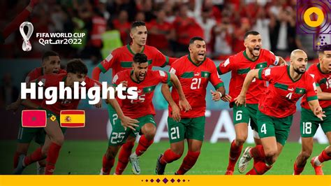 morocco vs spain world cup 2022 highlights