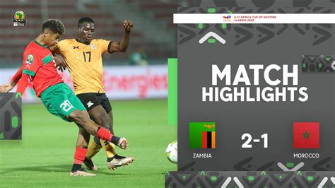 morocco vs zambia full match