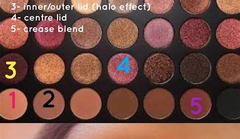 Morphe 35F Palette look, step by step tutorial https