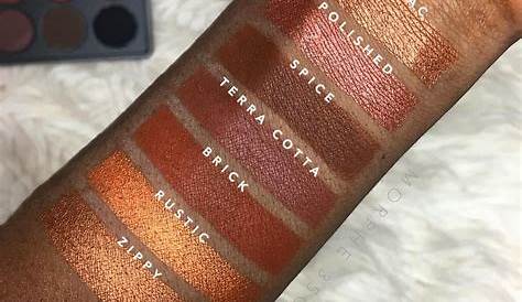 Morphe 35O2 "Second Nature" Palette Swatches The Ra