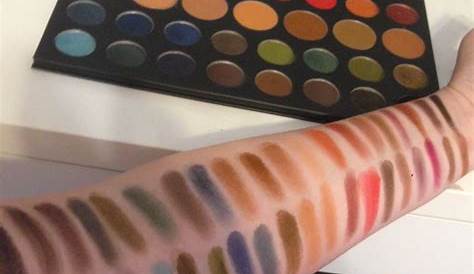 Morphe 39a Palette Swatches SWATCH 39A "Dare To Create" Holiday Eyeshadow