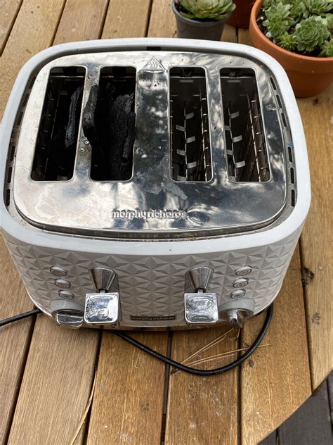 Morphy Richards Toaster Fire