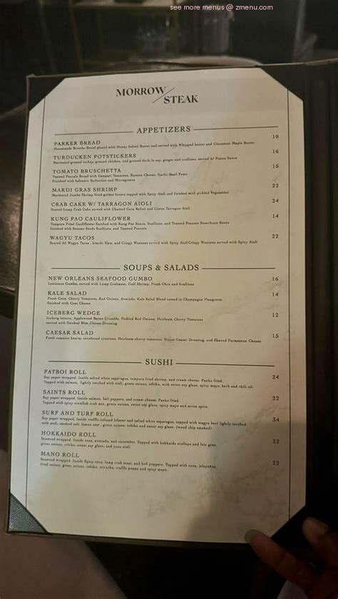 Unlock the Flavor Paradise:明日 steak menu's Surprising Delights