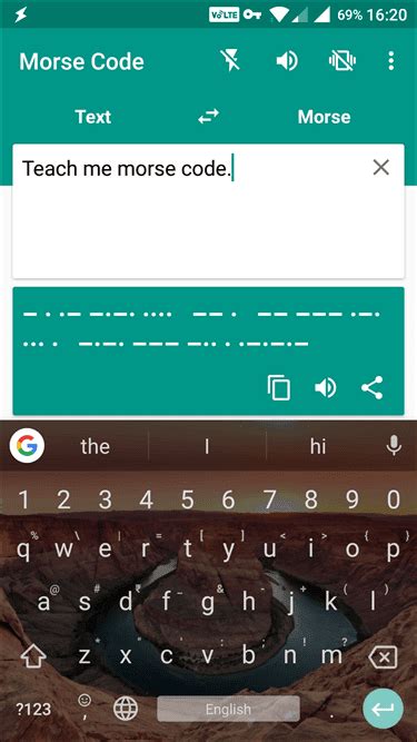 Morse Code App