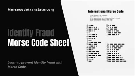 morse code identity fraud answers｜TikTok Search