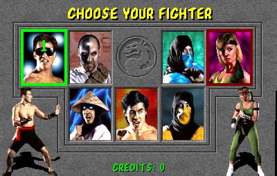 mortal kombat 1 1992 free rom