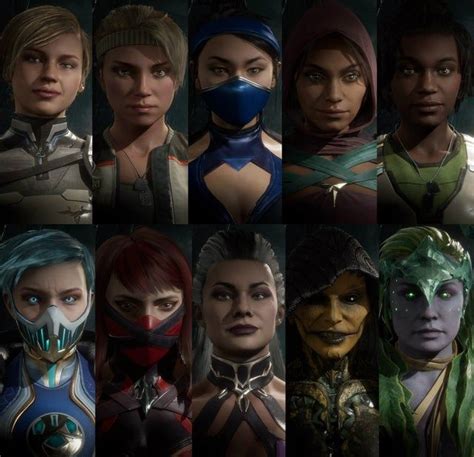 mortal kombat characters female names